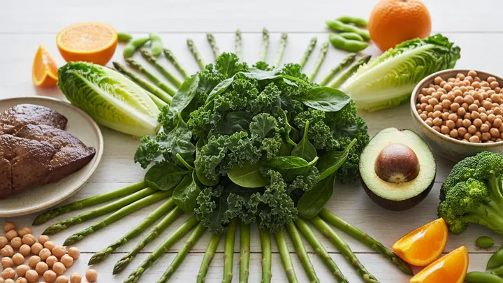 Alimentos con Ácido Fólico: Tabla USDA, Embarazo y Dosis