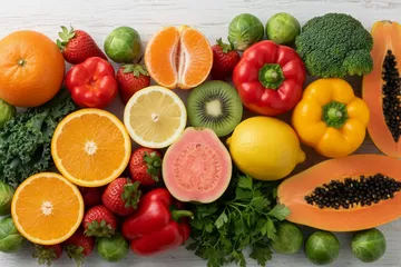 Alimentos con Vitamina C: Tabla USDA, Inmunidad y Plan Diario