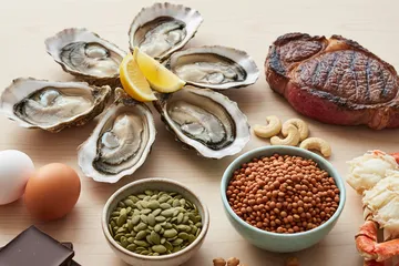 Alimentos con Zinc: Tabla USDA, Inmunidad y Plan Diario