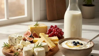 Proteína en Lacteos: Leche, Queso, Yogur y Mas