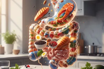 Proteína y Digestión: Cómo tu Cuerpo Absorbe Cada Gramo
