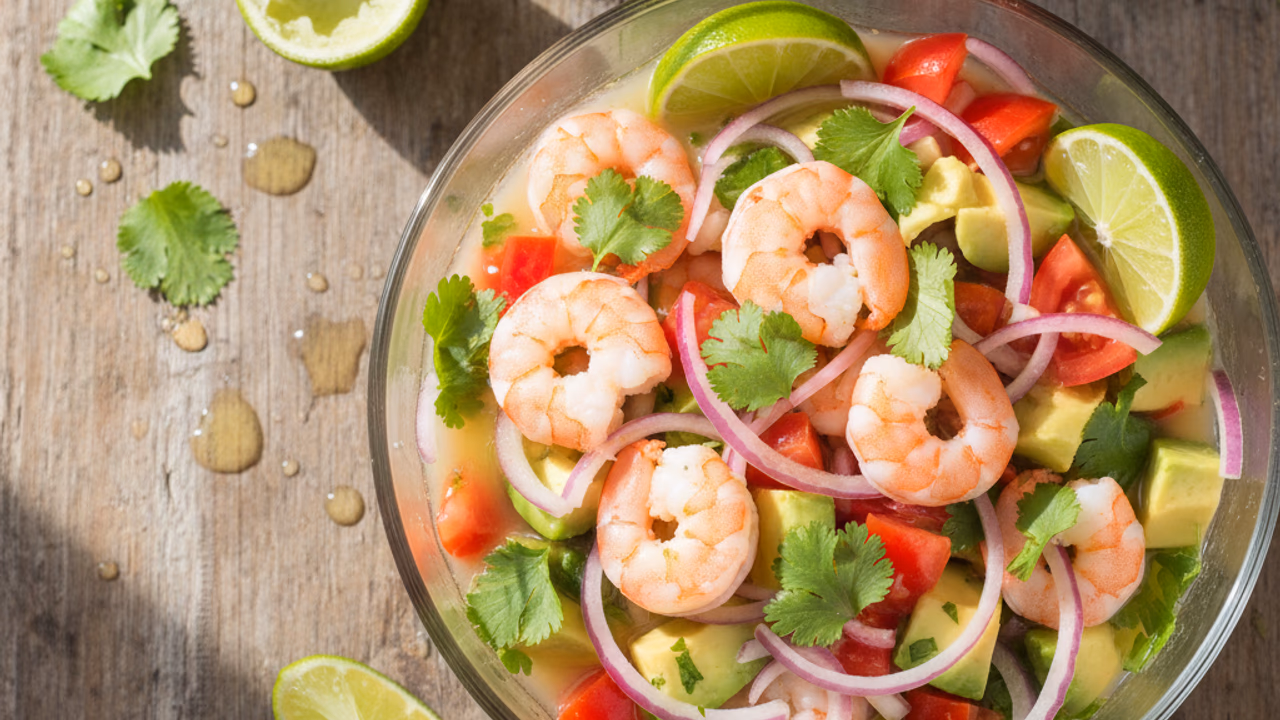 Ceviche de Camarón Ecuatoriano