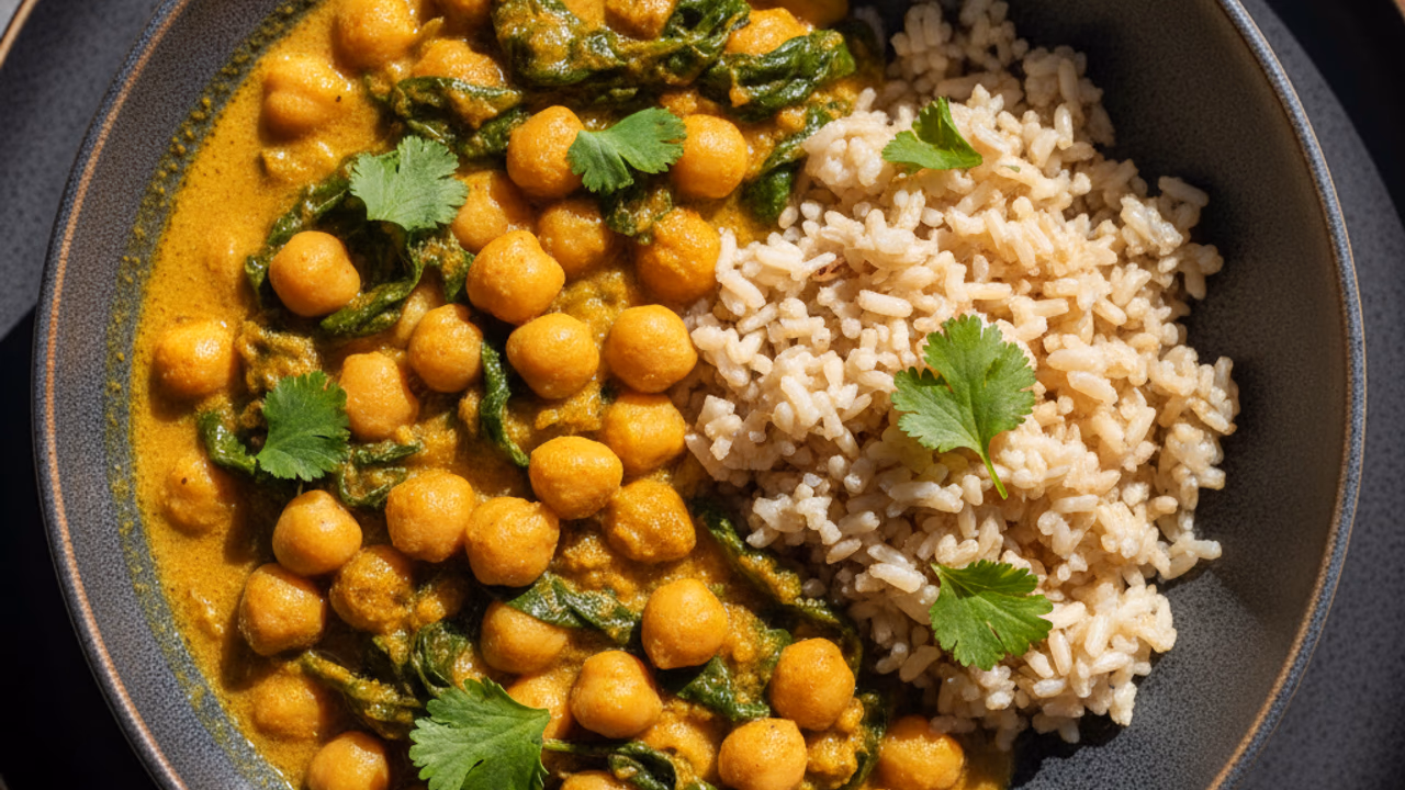 Curry de garbanzos