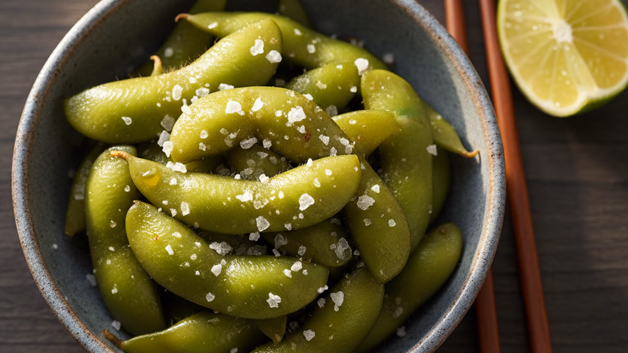 Edamame con Sal Marina y Limón